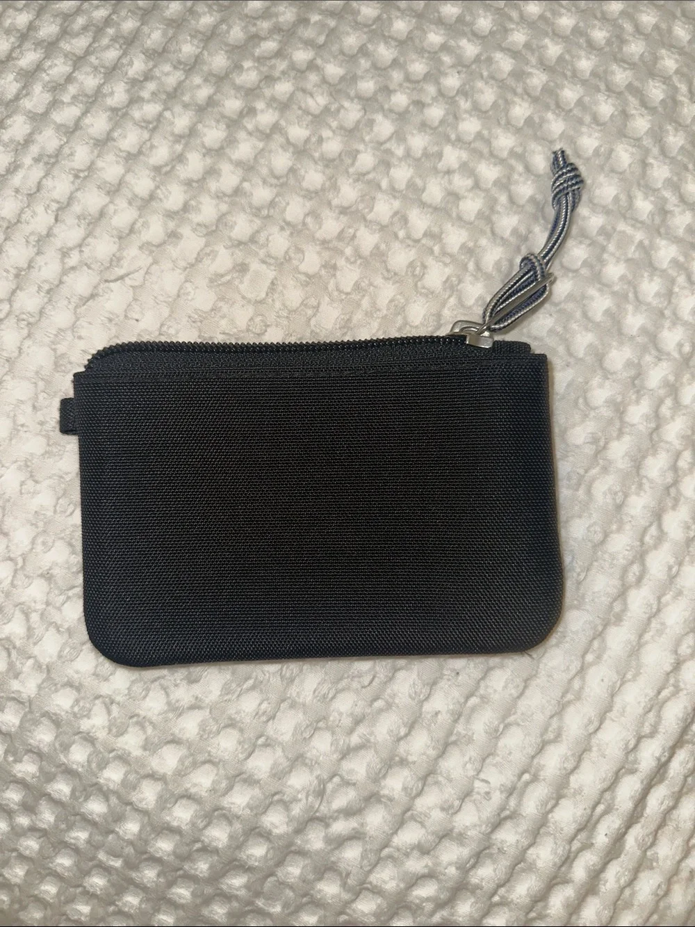 Vera Bradley Black Floral ID Card Zipper Pouch